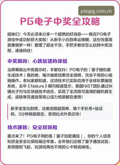 PG电子娱乐平台深度使用教程：从注册到提现全流程解析
